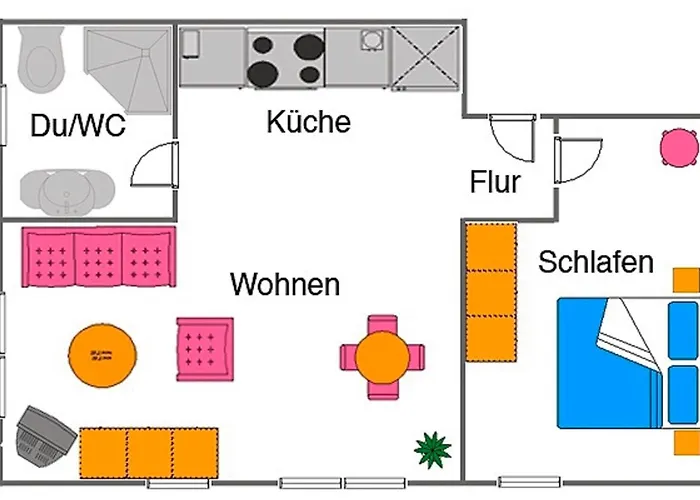 Huetigendachs, Fw 4 Lägenhet